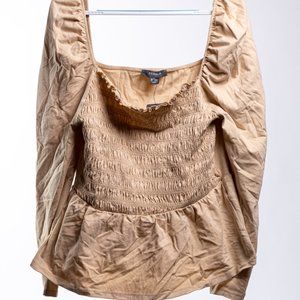 NEW Women's Tan/Beige Top XL